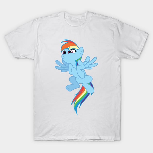 silly cute Rainbow Dash T-Shirt by CloudyGlow